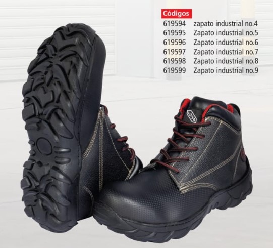 BOTA DE SEGURIDAD ZAPATON INDUSTRIAL CON CASQUILLO TALLA 8 28