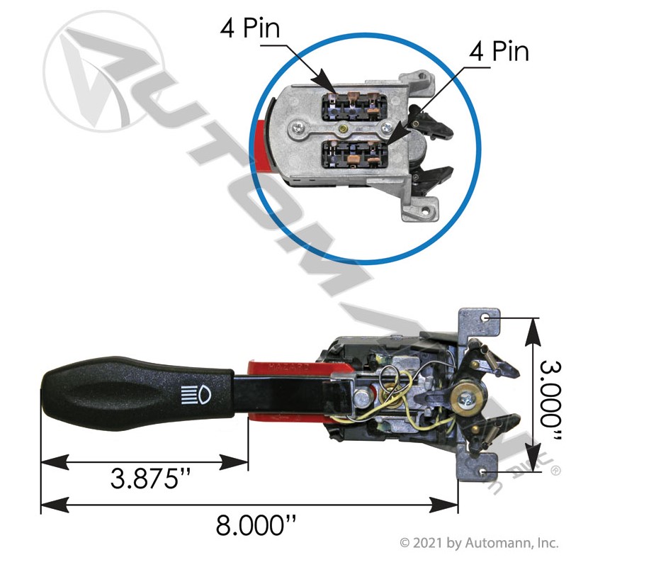 PALANCA DIRECCIONAL KENWORTH T300 T370