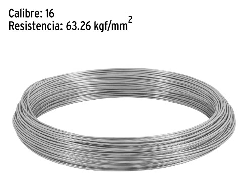 KILO DE ALAMBRE GALVANIZADO, CALIBRE 16, FIERO