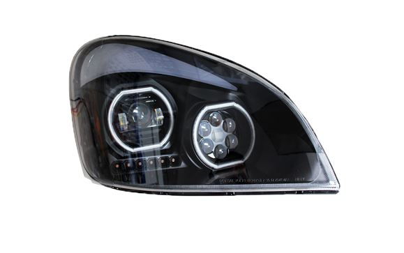 FREIGHTLINER  CASCADIA FARO PRINCIPAL NEGRO LED DERECHO