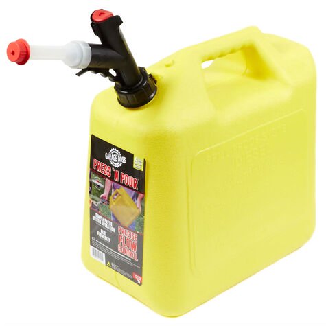 TANQUE BIDON AMARILLO DIESEL 5 GAL CON VALVULA