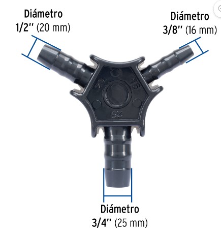 AVELLANADOR PARA TUBERÍA DE PE-AL-PE, 3/8\” A 3/4\”, FOSET