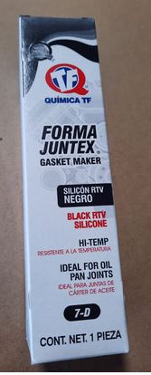 F/JUNTEX NEGRO 8ML CAJITA SILICON NEGRO