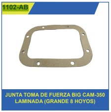JUNTA TOMA DE FUERZA BIG CAM-350  LAMINADA (GRANDE 8 HOYOS) 1102-AB ALRO