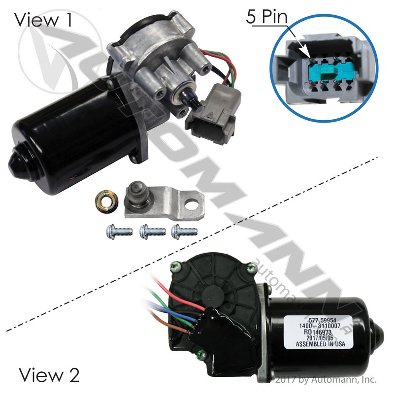 MOTOR LIMPIABRISAS T800 T2000 W900 E005554