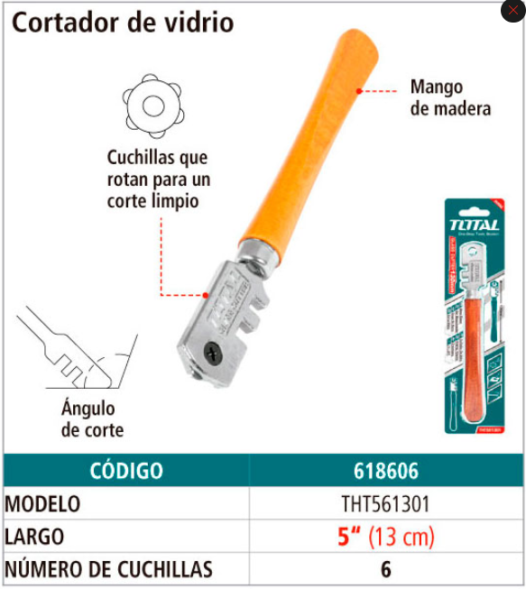 CORTADOR DE VIDRIO