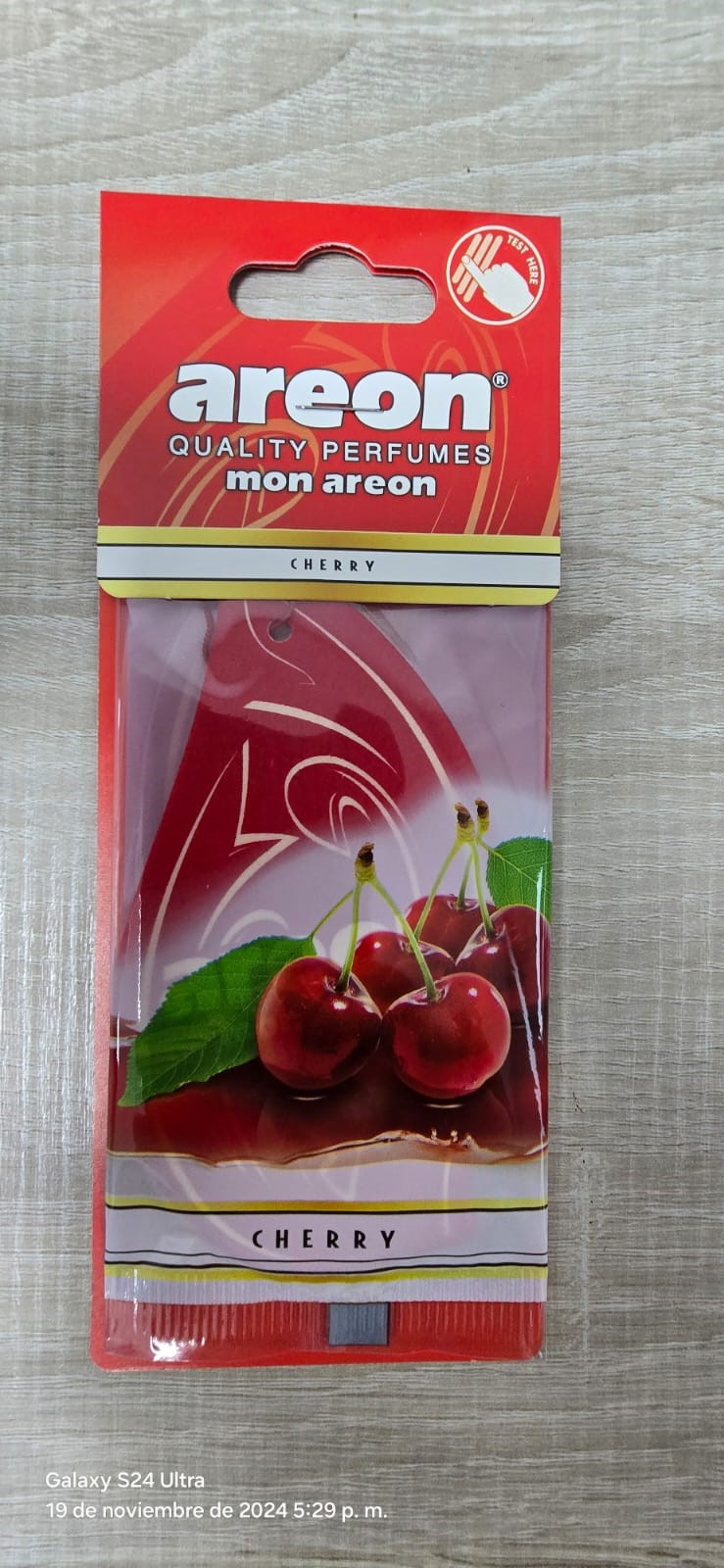 AROMATIZANTE MNON AREON CHERRY