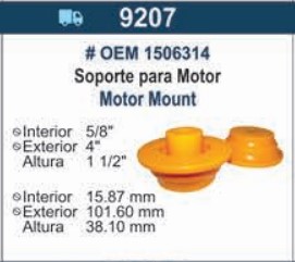 SOPORTE PARA MOTOR CAMION CHEVR KODIAK 1506314