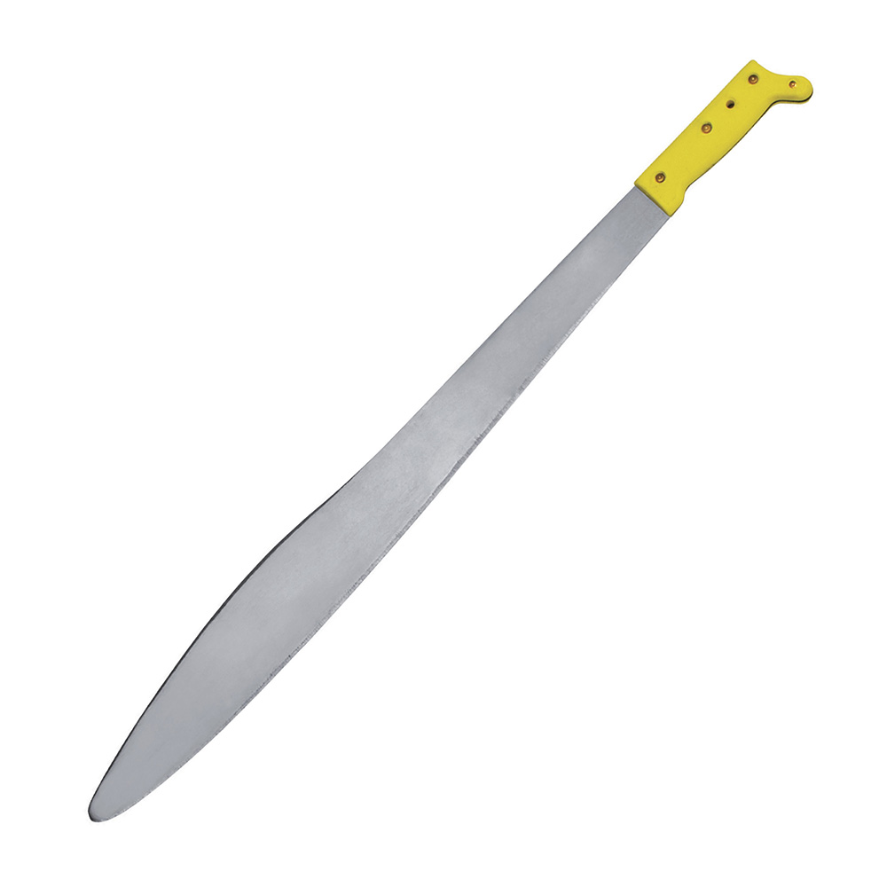 MACHETE LAMINADO CON MANGO AMARILLO CAGUAYANO 24″ [Surtek]