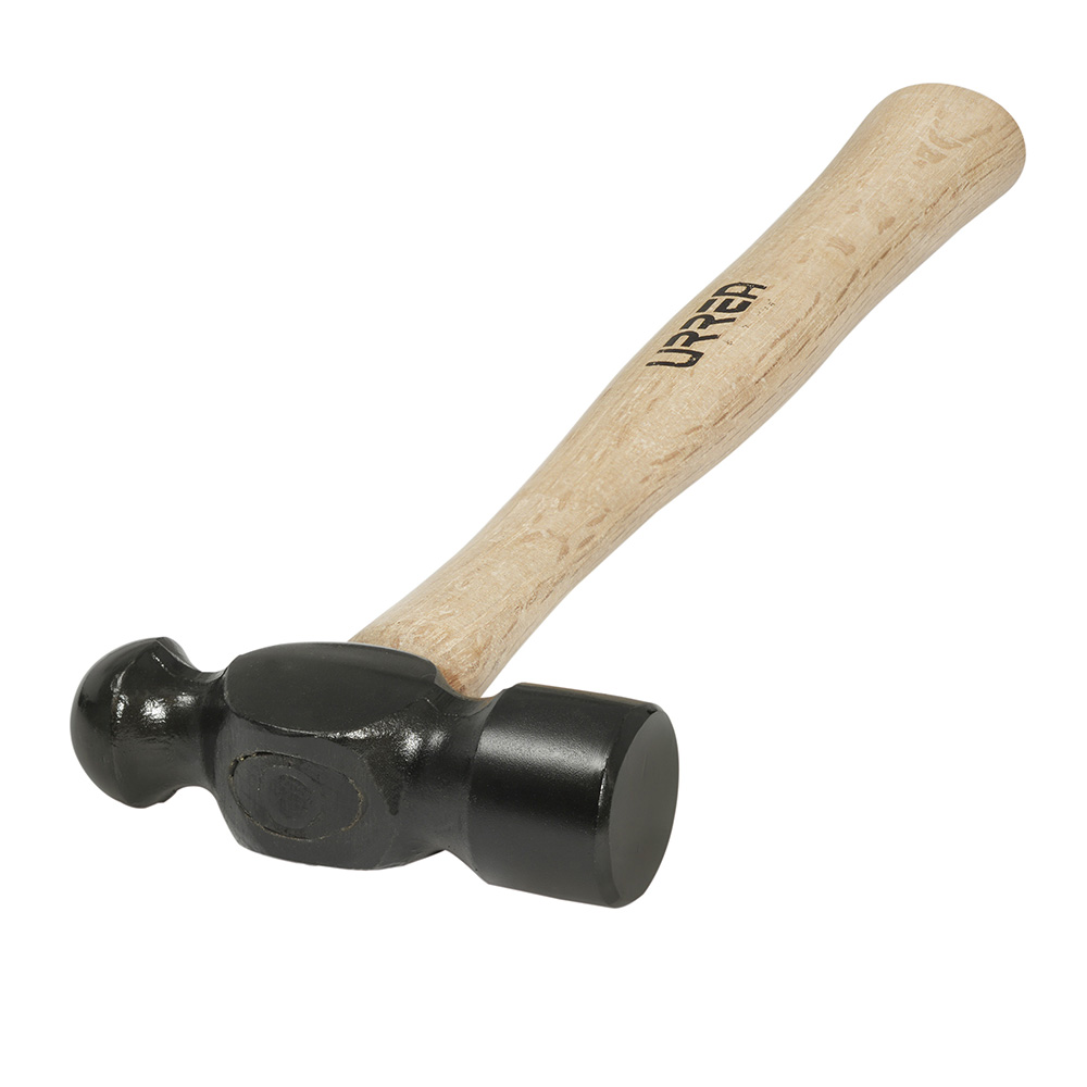 MARTILLO DE BOLA BLACK CON MANGO DE MADERA DE 14″, 12 OZ [Urrea]