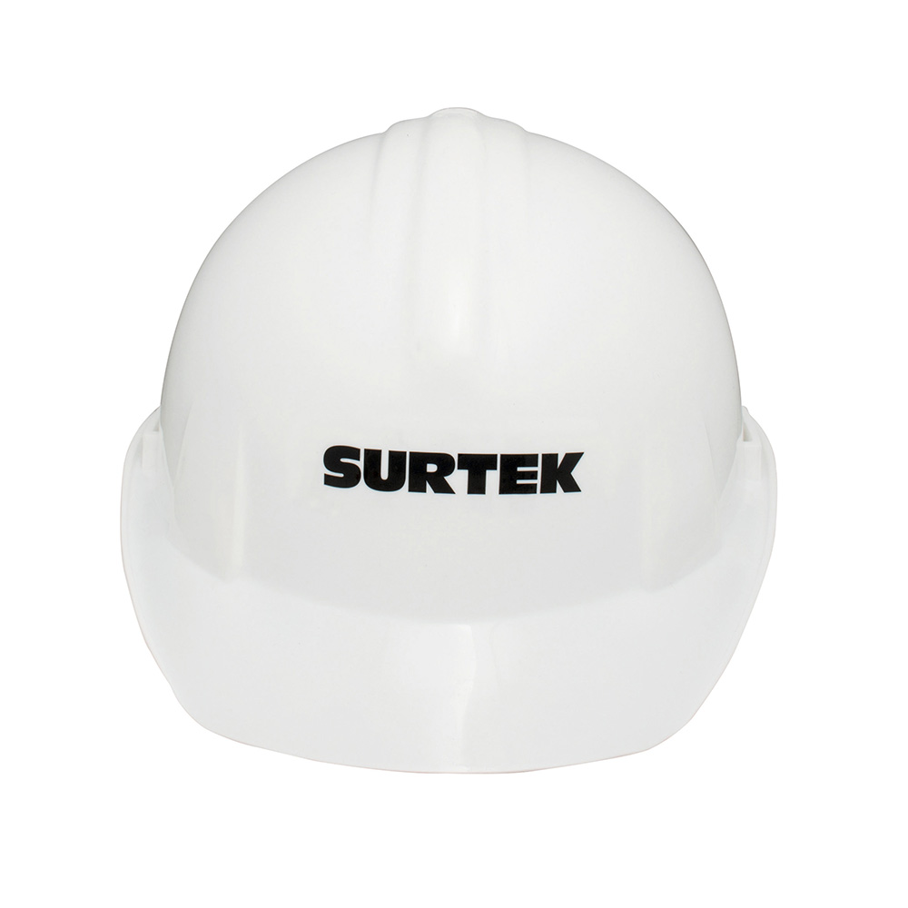 CASCO DE SEGURIDAD CON AJUSTE DE INTERVALOS, COLOR BLANCO [Surtek]