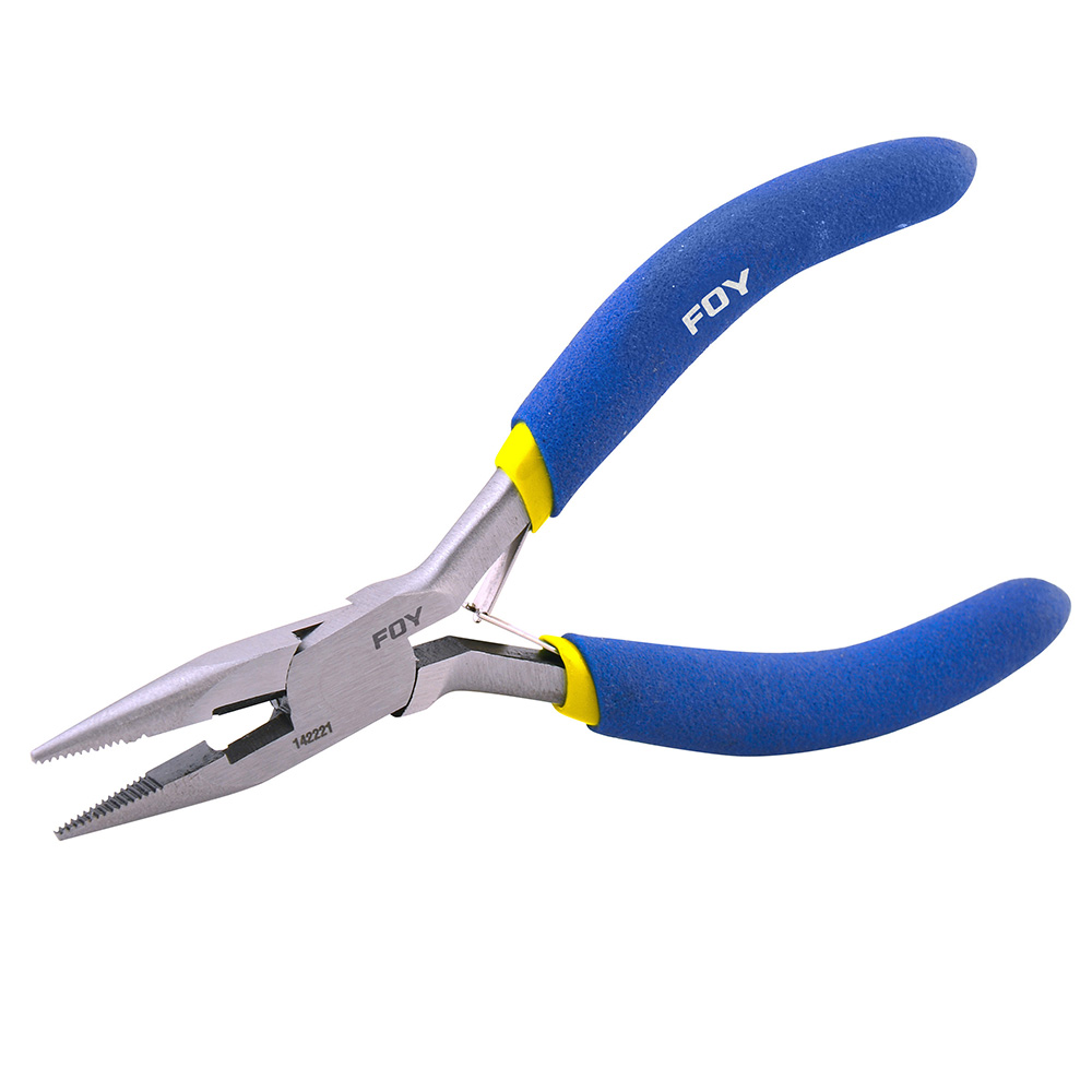 MINI PINZA CON MANGO DE VINIL PARA ELECTRÓNICA DE 4-5/8″, CORTE LATERAL [Foy]