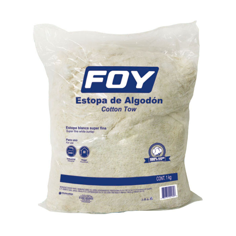 ESTOPA DE ALGODÓN 1 KG [Foy]