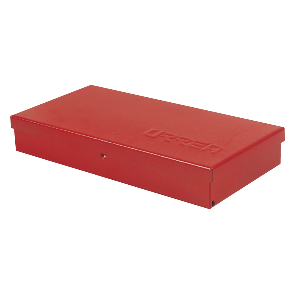 CAJA METÁLICA USOS MÚLTIPLES COLOR ROJO 4″ X 9″ X 1″ [Urrea]