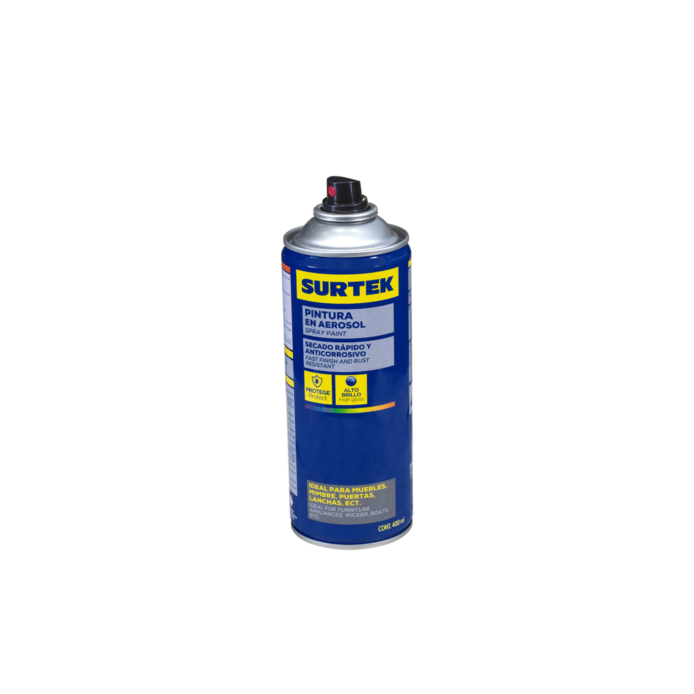 PINTURA EN AEROSOL 400 ML COLOR CROMO [Surtek]