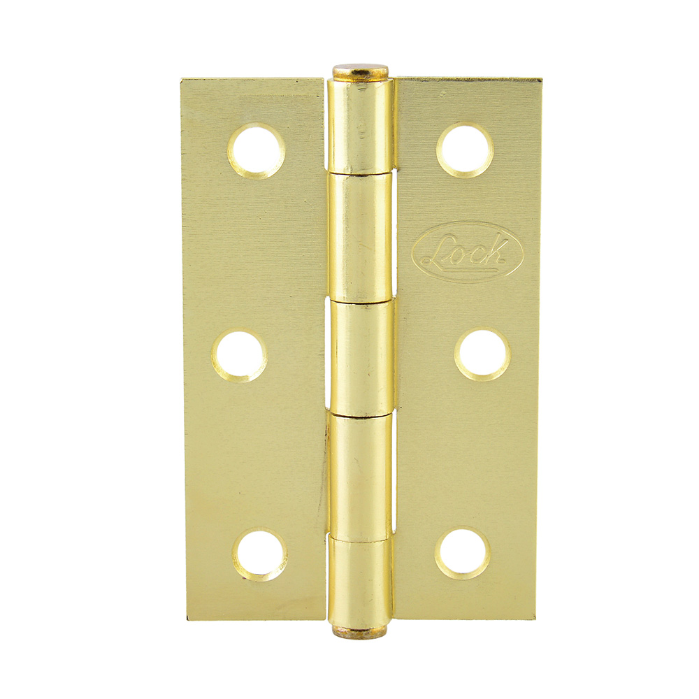 BISAGRA ALARGADA DE ACERO LATÓN BRILLANTE 1″ X 1.06″ [Lock]