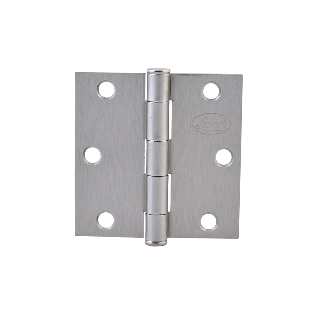 BISAGRA CUADRADA PERNO SUELTO DE ACERO NÍQUEL SATINADO 3″ X 3″ [Lock]