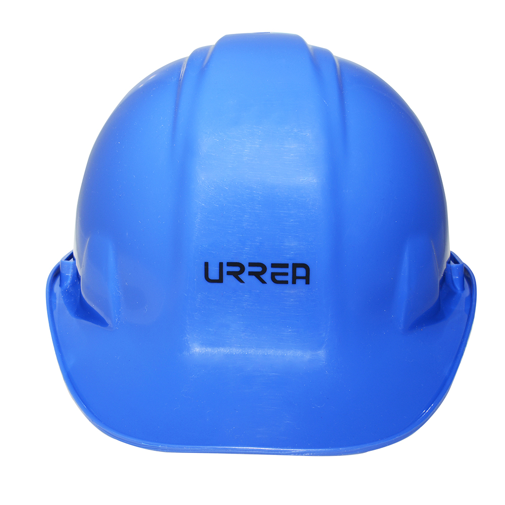 CASCO DE SEGURIDAD CON AJUSTE DE 4 PUNTOS, COLOR AZUL [Urrea]